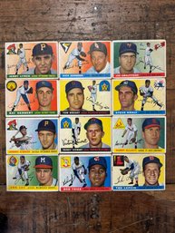 Lot Of 1955 Topps Baseball Cards (15)