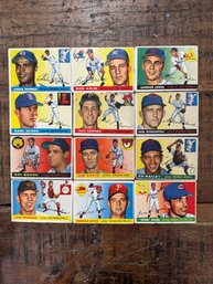 Lot Of 1955 Topps Baseball Cards (17)