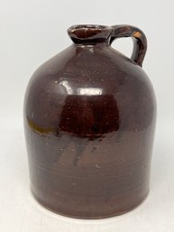 Brown Glazed Stoneware Jug