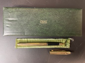 Vintage Cross 14k Tip Fountain Pen In Original Box