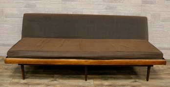 Modern Walnut Framed Daybed Sofa
