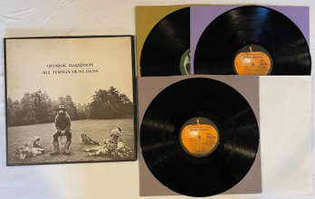 George Harrison - All Things Must Pass 3xLP STCH639 EX W/ Original Poster