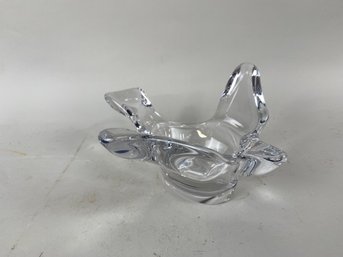 Open Bird Crystal Bowl