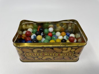 TIn Full O Vintage Marbles