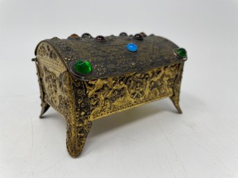 Antique Jeweled Jewelry Box