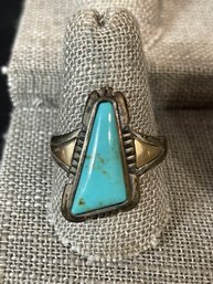 Sterling Silver Ring With Turquoise