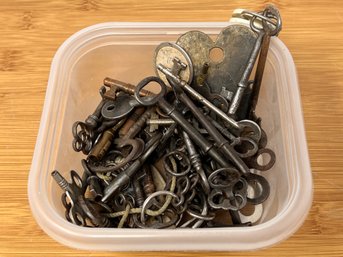 Collection Of Antique Skeleton Keys