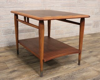 Lane 'acclaim' Modern Side Table Designed By Andre Bus With Dovetailed Top