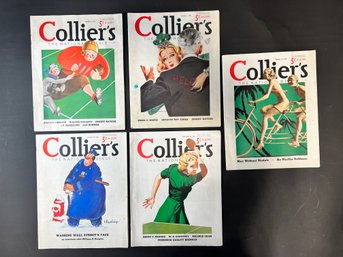 Collection Of Colliers Magazines 1937 & 1938