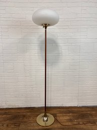 Mid Century Laurel Lamp Co Mushroom Floor Lamp Teak Finish