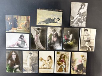 Collection Of Figural Postcards Many RPPC, Unposted