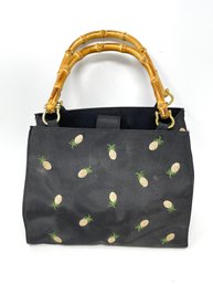 Vintage Handbag Pineapple Pattern