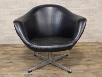 Modern Black Swivel Pod Chair Kanari Mobler Made In Denmark