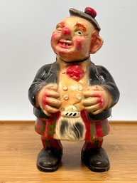 Cast Metal Nodding Scotsman Coin Bank