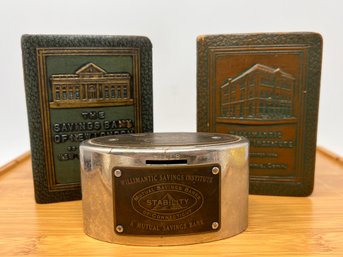 Collection Of Advertising Coin Banks - CT