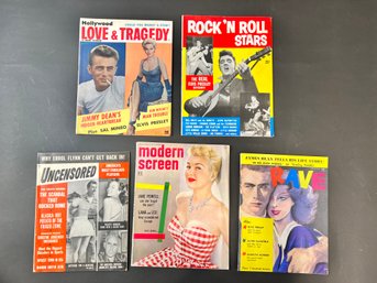 Collection Of Vintage Music & Movie Stars Magazines