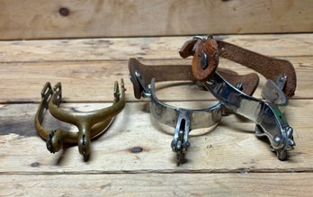 2 Pair Of Vintage Spurs