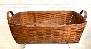 Large Antique Gathering Basket