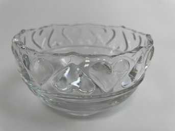 Tiffany And Co Glass Heart Bowl