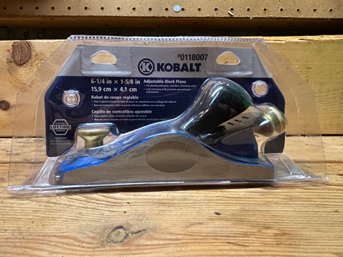 Kobalt Adjustable Block Plane New In Package