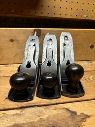 Group Of 3 Stanley No 4 Wood Planes Sweet Heart And Others