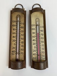 Pair Of Vintage Thermometers By Taylor