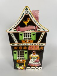 Vintage Made In Germany Gingerbread Cookie House - Has Chip
