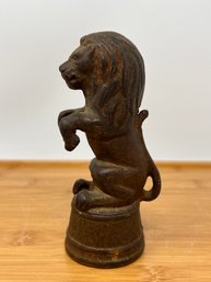 AC Williams Cast Iron Circus Lion Coin Bank