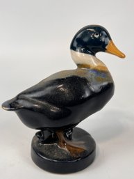 Vintage Pottery Duck Figure