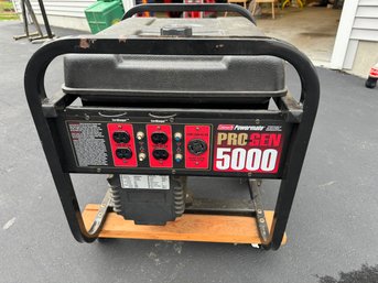 Coleman Powermate Pro Gen 5000 Generator Runs Great