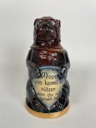 Vintage Pug Dog Tankard/Beer Stein Western Germany