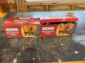 2 Brand New Sets Of Work Bench Casters