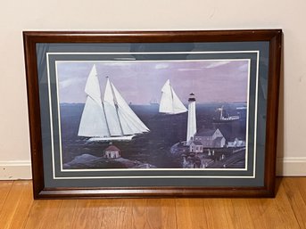 Framed Nautical Print