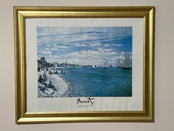 Vintage Framed Monet Poster