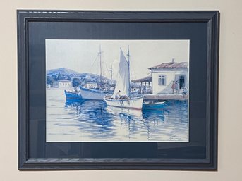 Framed Nautical Print