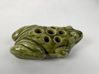 Vintage Pottery Flower Frog - McCoy?