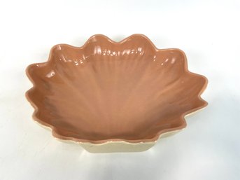 Vintage Seashell Serving Bowl By Catalina Pottery