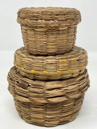 Set Of Miniature Baskets