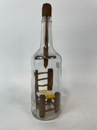 Folk Art A Chair In A Bottle