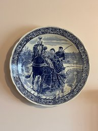 Large Antique Delft Charger