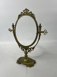 Ornate Brass Frame On Base