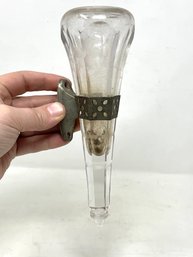 Vintage Cut Glass Funeral Vase