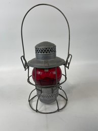 Antique Adlake Red Railroad Lantern