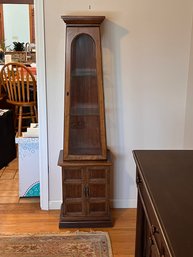 Vintage Pyramid Shaped Display Cabinet