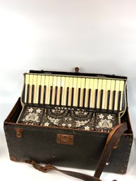 Vintage Accordion In Original Case