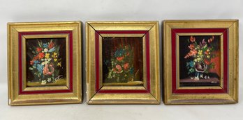 Group Of Signed Miniature Paintings