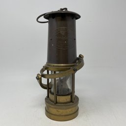 Vintage Brass Weems & Plath Yacht Lamp With Bracket