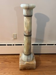 Marble Column Pedestal - As Is