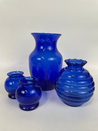 Blue Glass Vessels