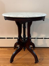 Victorian Marble Pedestal Table